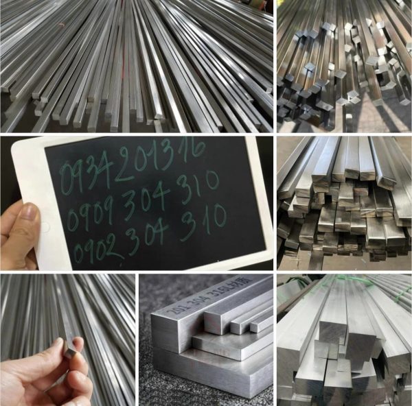 Vuông Đặc Inox 38mm